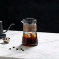 Carafe à café en verre 500 ml — collier bois